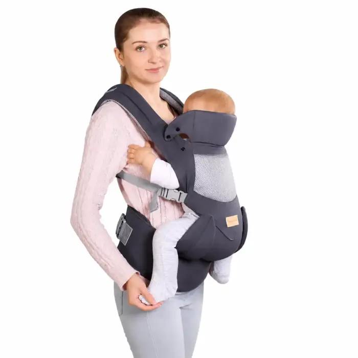 Breathable All-Position Baby Carrier for Healthy Hip Development