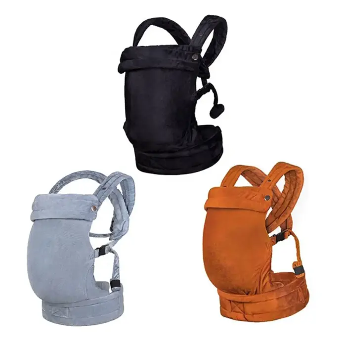  Soft Velvet Ergonomic Baby Carrier - Advanced 4-in-1