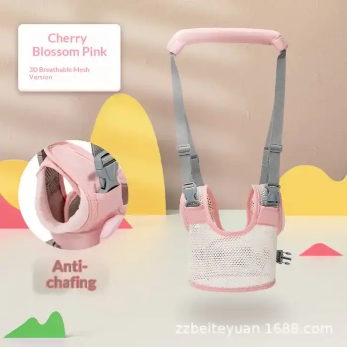 2-in-1 Breathable Mesh Baby Walking Harness — Anti-Chafe Design
