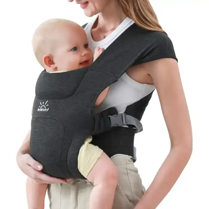 Momtory Newborn Baby Carrier — Hook & Loop Adjustable Buckle Wrap