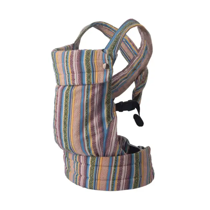 Woven Cotton Meh Dai Baby Carrier — Boho Stripe, Multi