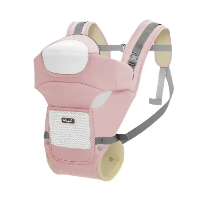 Aixinis Hip Seat Baby Carrier with Adjustable Head Guard