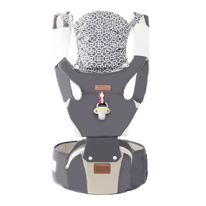 All-in-One Structured Hip Seat Baby Carrier with Storage