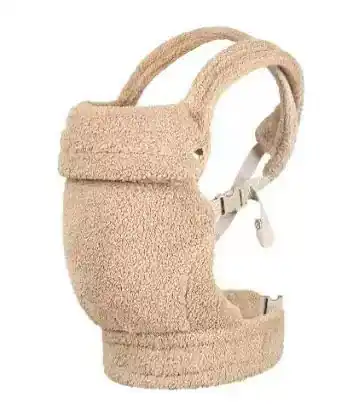 Bouclé Sherpa Baby Carrier — Soft-Structured Buckle Newborn Carrier