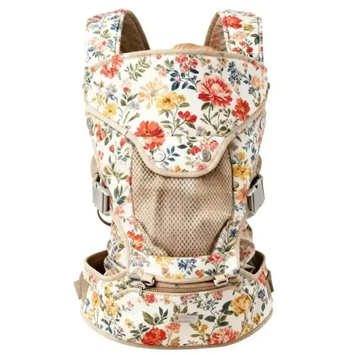 Ergonomic Hip Seat Baby Carrier with Mesh Panel & Storage Pocket