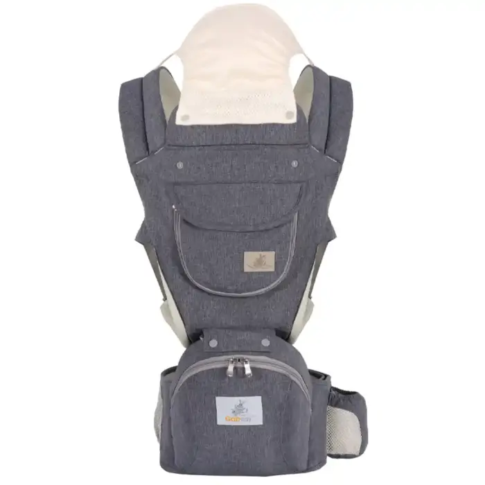Gabesy 3-in-1 Hip Seat Baby Carrier with Hood & Storage, 20 kg
