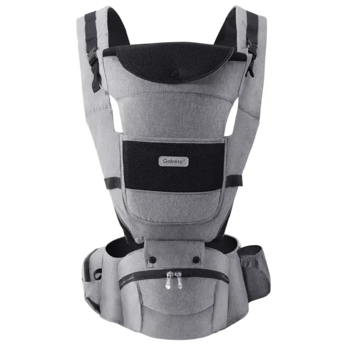 Gabesy Hip Seat Baby Carrier, 6-Storage, GPSR Certified, 20 kg