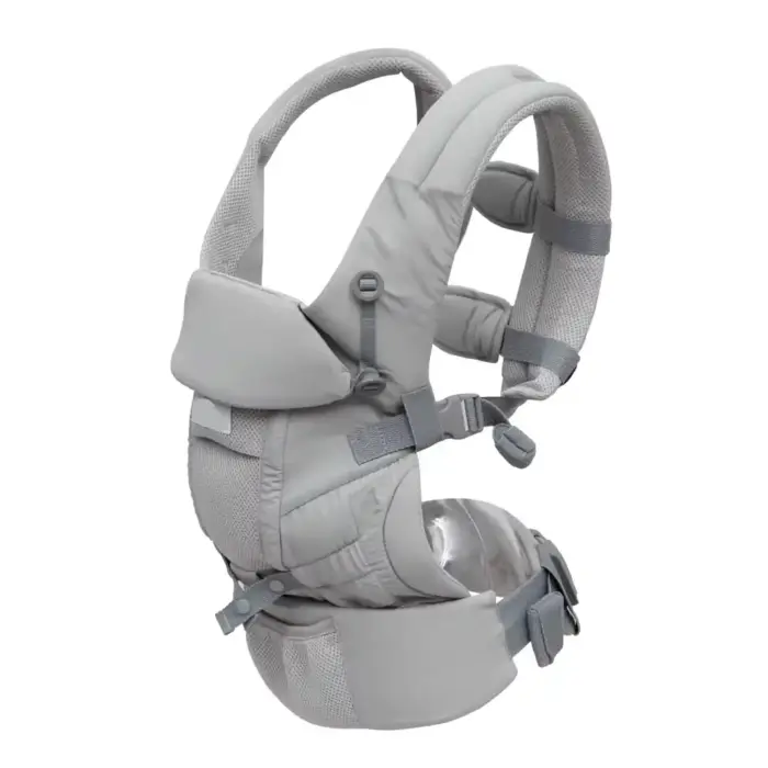 Hip Seat Baby Carrier with Mesh Ventilation — 6-Position, Grey